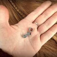 3 Perles à cheveux Viking - Argent - Bijoux cheveux ou barbe