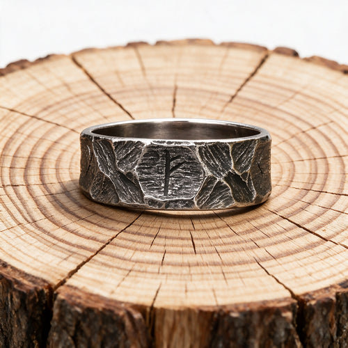 bague viking rune destinee heroique - Odin's Hall