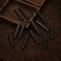 Amulette viking du Futhark l'alphabet runique - acier inoxydable