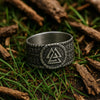Anneau Valknut | Acier Inoxydable
