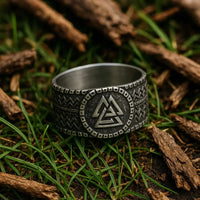 Anneau Valknut | Acier Inoxydable
