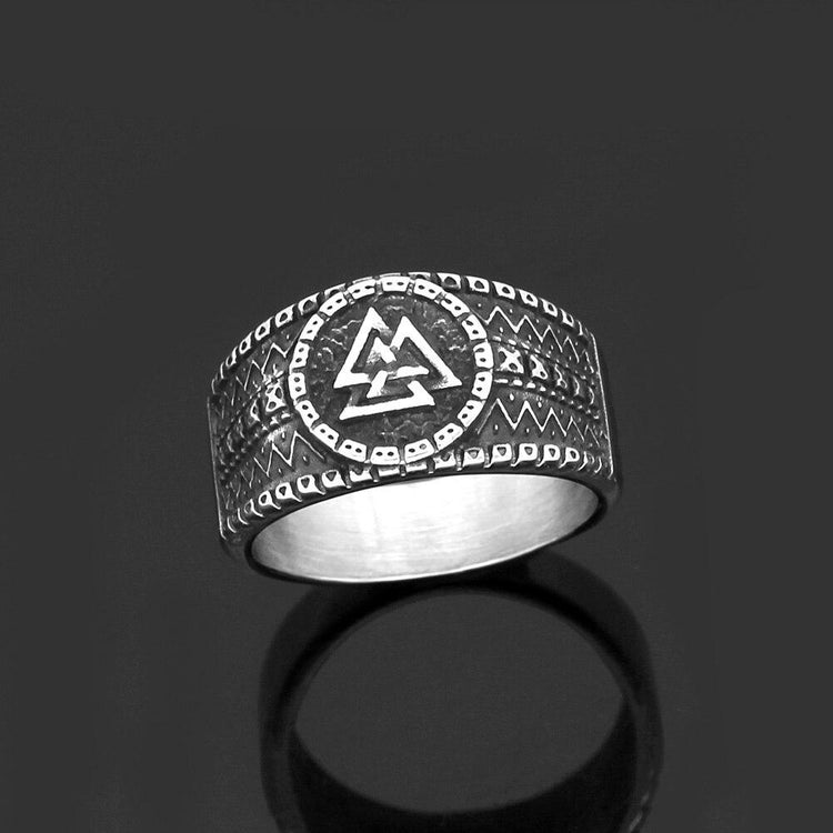 Anneau Valknut | Acier Inoxydable