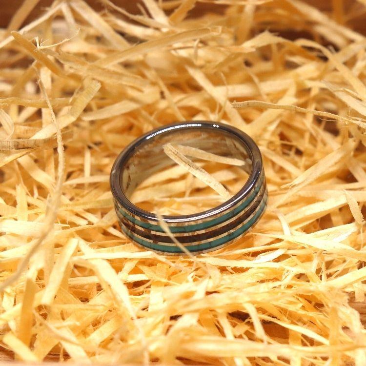 Bague de chaman \"Connexion avec la Terre\"