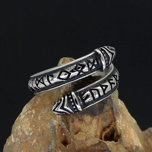 Bague runique ouverte
