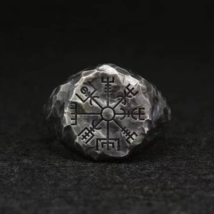 Bague \"Suivre son chemin\" Vegvisir | Acier inoxydable