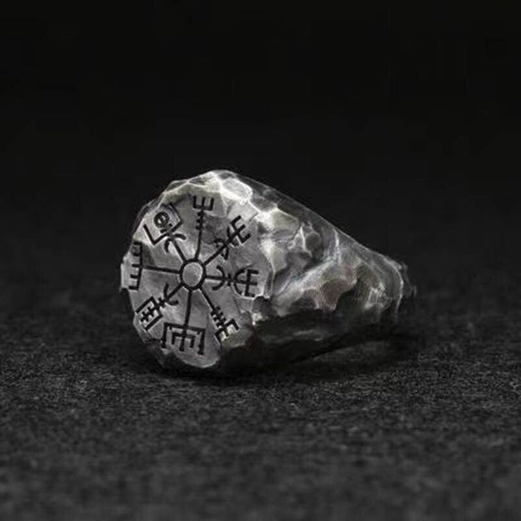 Bague \"Suivre son chemin\" Vegvisir | Acier inoxydable