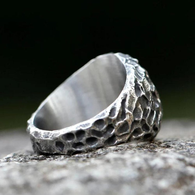 Bague \"Suivre son chemin\" Vegvisir | Acier inoxydable
