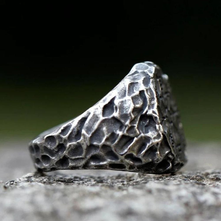 Bague \"Suivre son chemin\" Vegvisir | Acier inoxydable