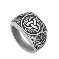 Bague triple corne d'Odin