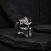 Bague viking ajustable "Casque Roi Harald"