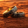 Bague Viking "Anneau de Midgard Tressé de Runes"