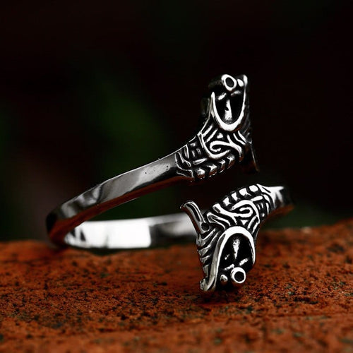 Bague Viking "Bague de la Fraternité du Loup"