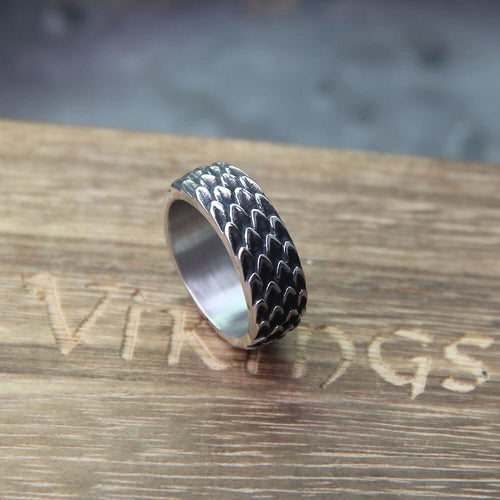 Bague Viking "Bague de la Morsure de Jörmungand"