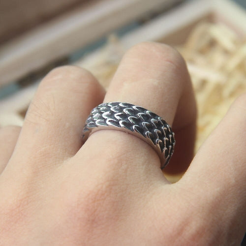 Bague Viking "Bague de la Morsure de Jörmungand"