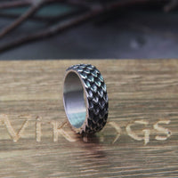 Bague Viking \"Bague de la Morsure de Jörmungand\"