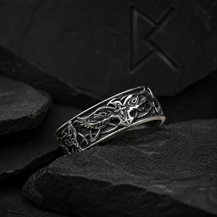 Bague Viking \"Bague des Ailes d'Odin\"