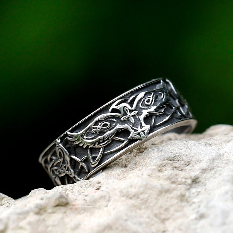 Bague Viking \"Bague des Ailes d'Odin\"