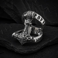 Bague Viking \"Cercle de Mjölnir\"