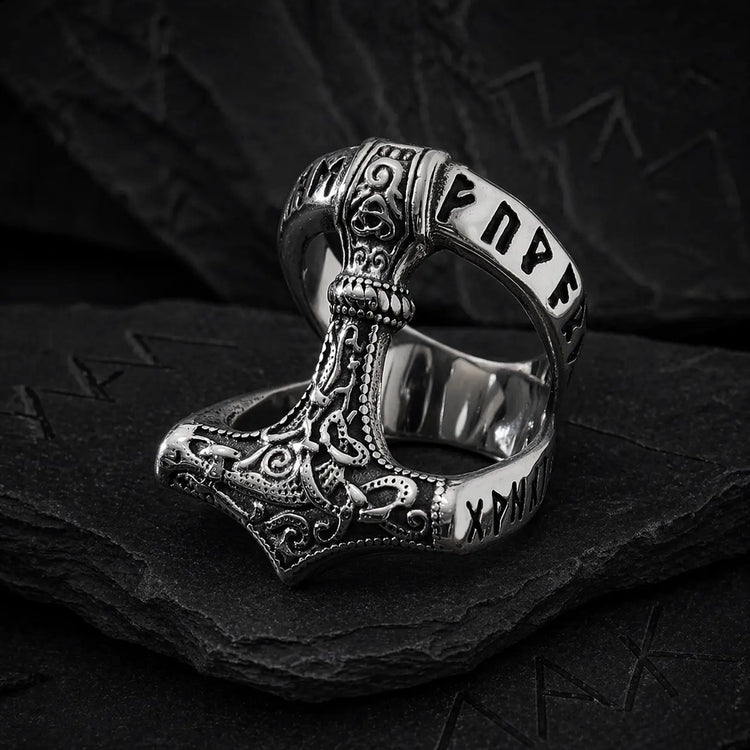 Bague Viking \"Cercle de Mjölnir\"