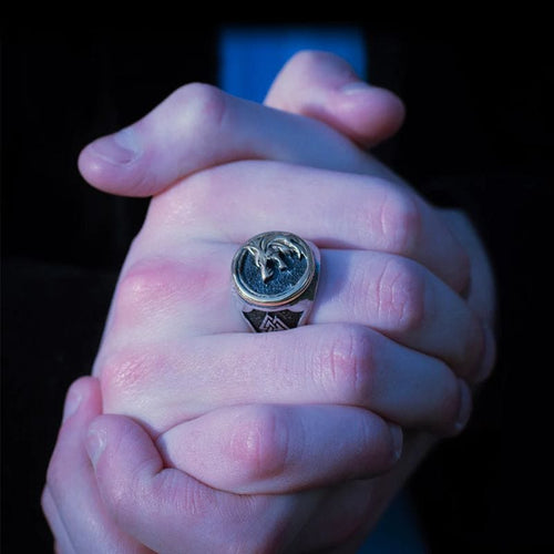 Bague symbolique Bague Viking - Le Hurlement - Odins Hall