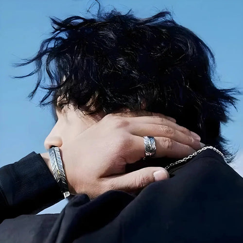 Bague Bague viking - Les Ailes de Huginn et Muninn - Odins Hall