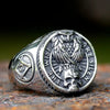 Bague viking  "On triomphe toujours"
