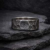 Bague viking rune \"Destinée héroïque\"