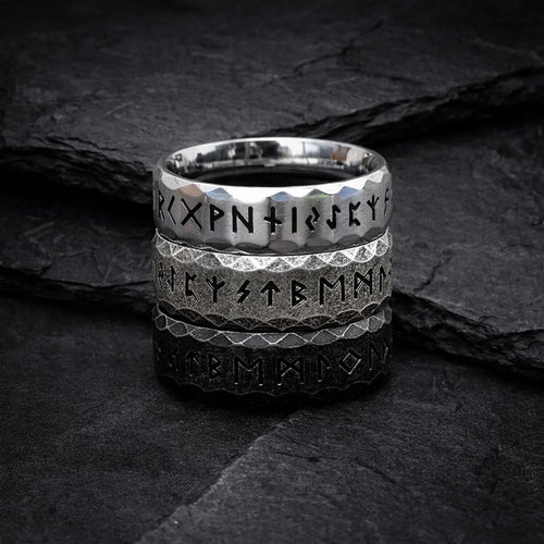 Bague viking rune "Sagesse du héros"