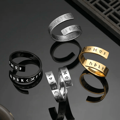 Bague Vikings - La Tornade Runique - Odins Hall