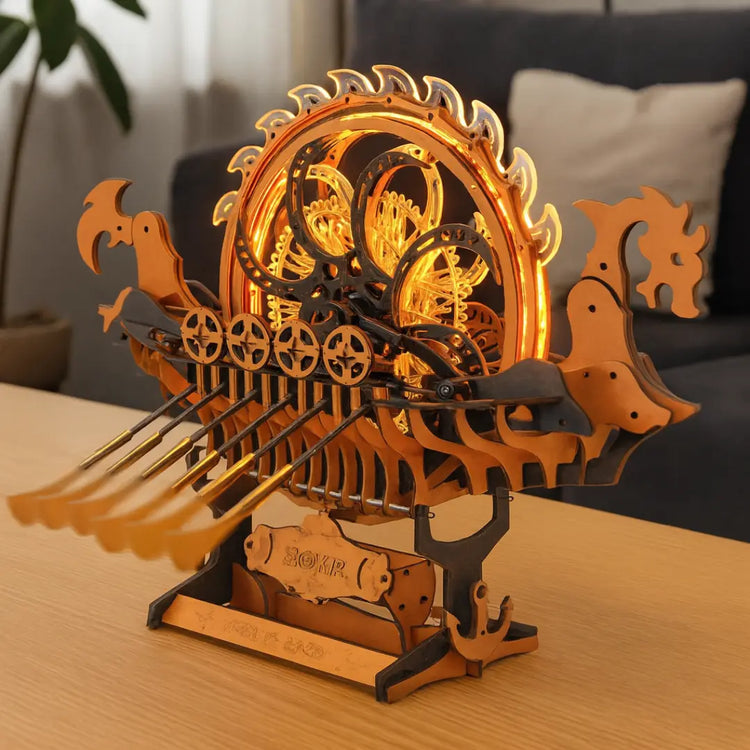 Bateau viking - Puzzle mécanique