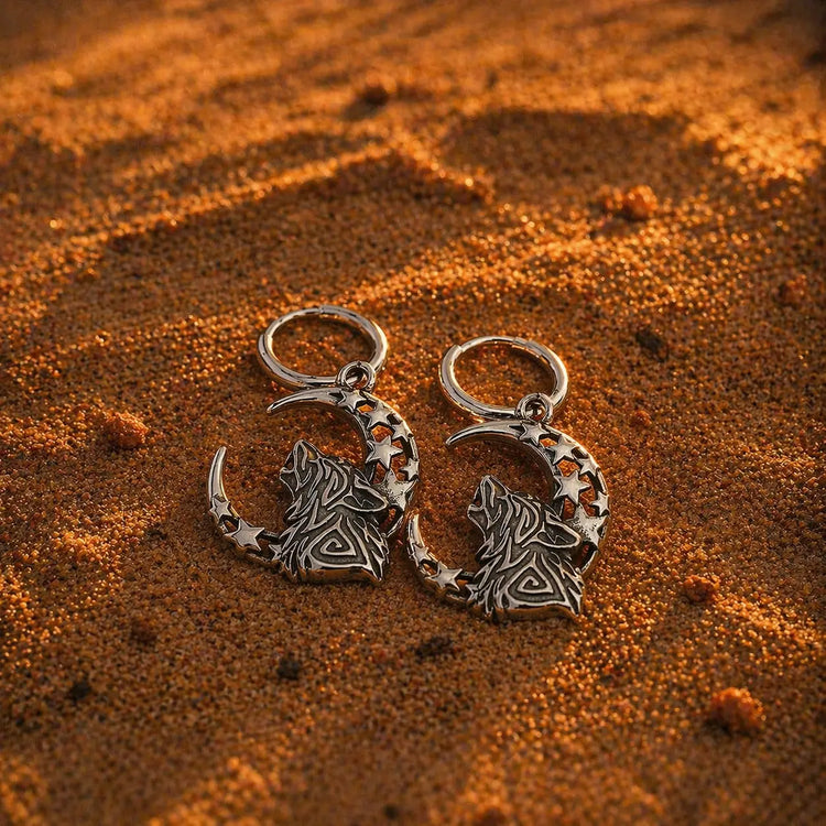 Boucles d'oreilles \"Hurlement de Fenrir\"