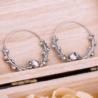 Boucles d'oreilles tête de mort