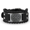 Bracelet Bracelet Aegishjalmur en cuir 23cm - Odins Hall