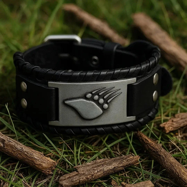 Bracelet Berserker en cuir