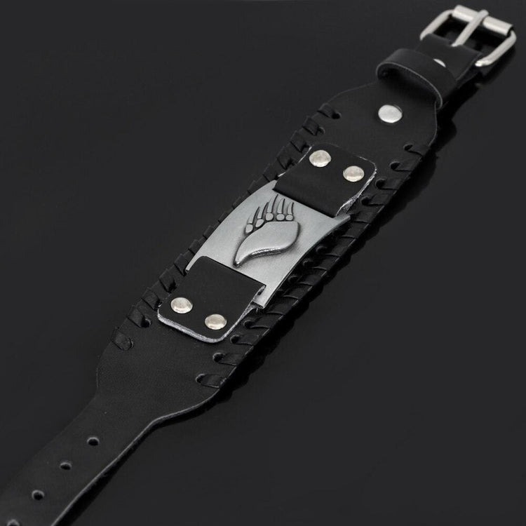 Bracelet Berserker en cuir