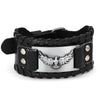 Bracelet Bracelet corbeau d'Odin en cuir 21cm - Odins Hall
