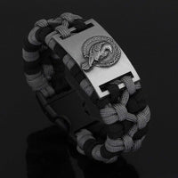 Bracelet corbeau d'Odin paracorde