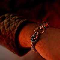 Bracelet Loup Géant Doré - Fenrir