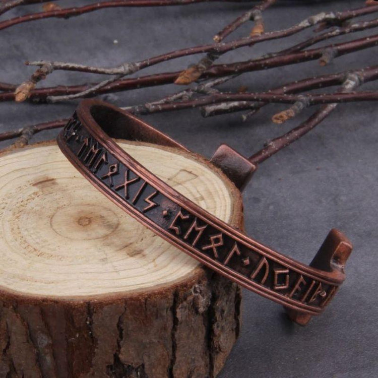 Bracelet runique Viking \"Pouvoir d'incantation\"