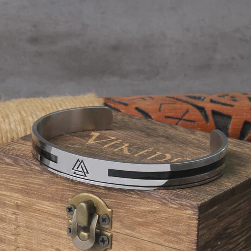 Bracelet Valknut Viking Sobre