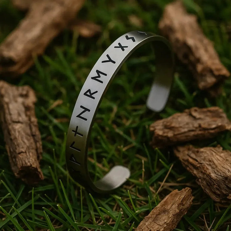 Bracelet Viking \"Bracelet de l'Alphabet des Dieux\"