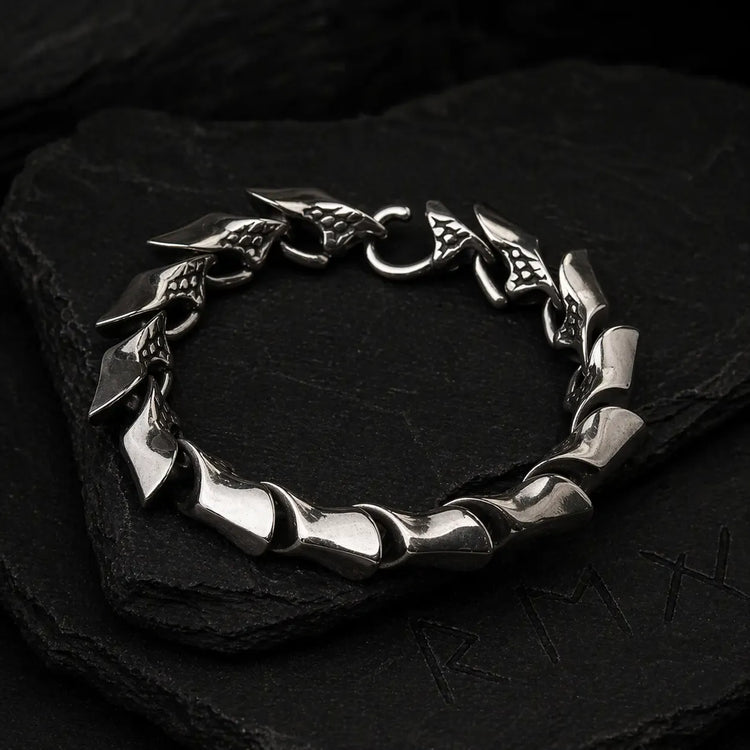 Bracelet Viking \"Bracelet de la Puissance de Nidhogg\"