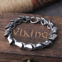 Bracelet Viking \"Bracelet de la Puissance de Nidhogg\"