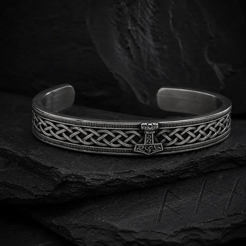 Bracelet Viking porteur du Mjolnir