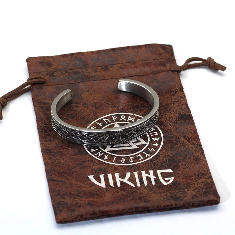 Bracelet Viking porteur du Mjolnir