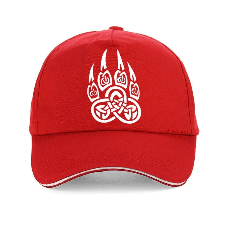 Casquette viking patte d'ours