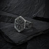 Chevalière viking rune Vegvisir - Acier inoxydable