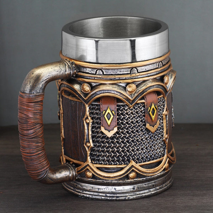 Chope viking \"Berserker Fury\" en résine