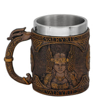 Chope viking \"Tankard des Ailes de la Valkyrie\"
