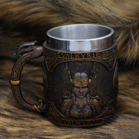 Chope viking \"Tankard des Ailes de la Valkyrie\"